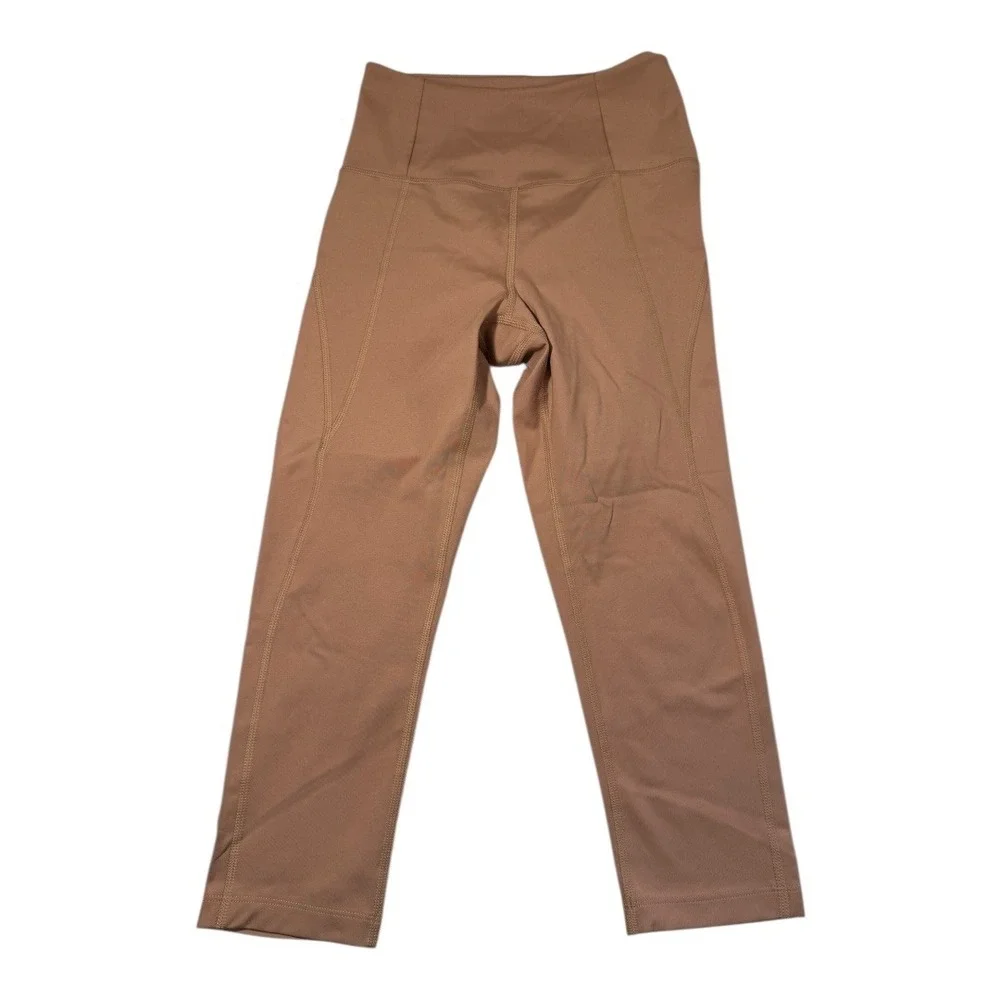 Girlfriend Collective High Rise Leggings Taupe Athleisure Workout Yoga Size XS - Picture 1 of 5